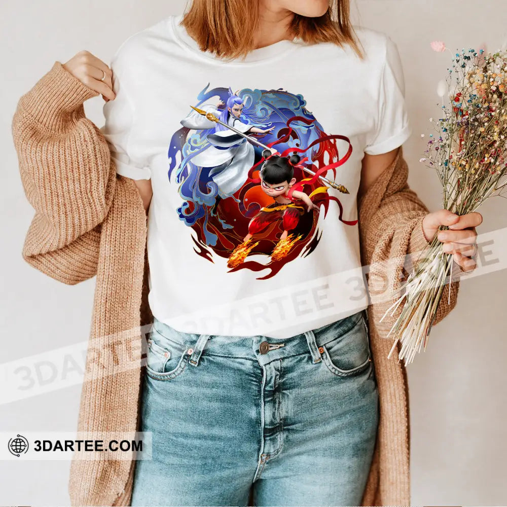 Nezha And Ao Bing Basic Design T-Shirt Apparel
