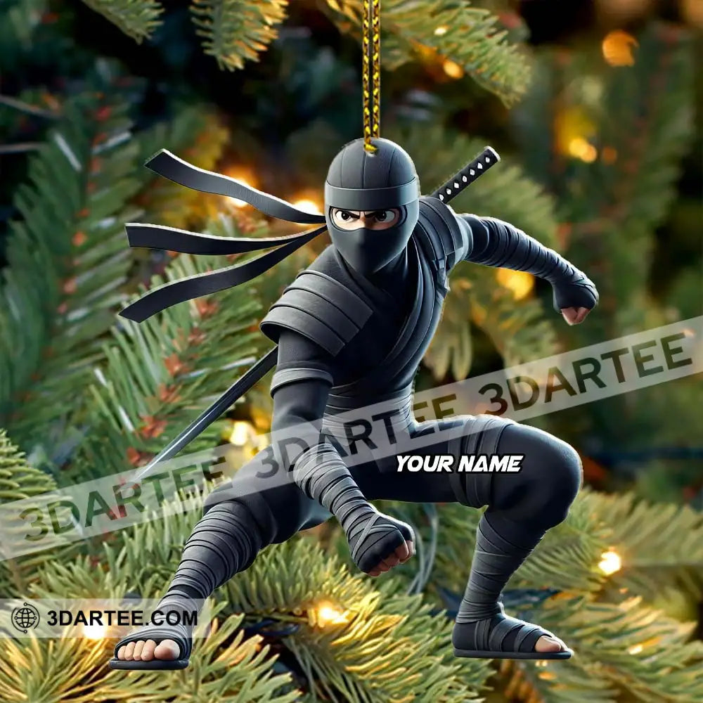 Ninja Home Decor Christmas Ornament Personalized Ornament Ornament