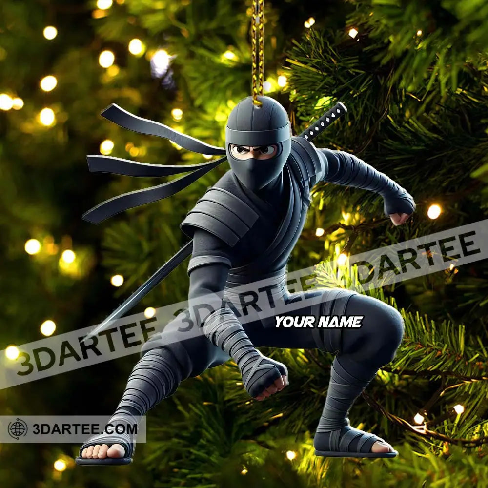 Ninja Home Decor Christmas Ornament Personalized Ornament Ornament