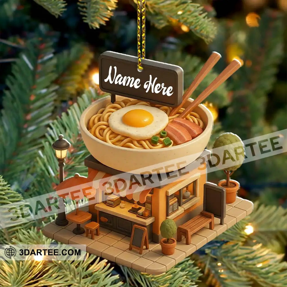 Noodle Store Home Decor Christmas Ornament Personalized Ornament Ornament