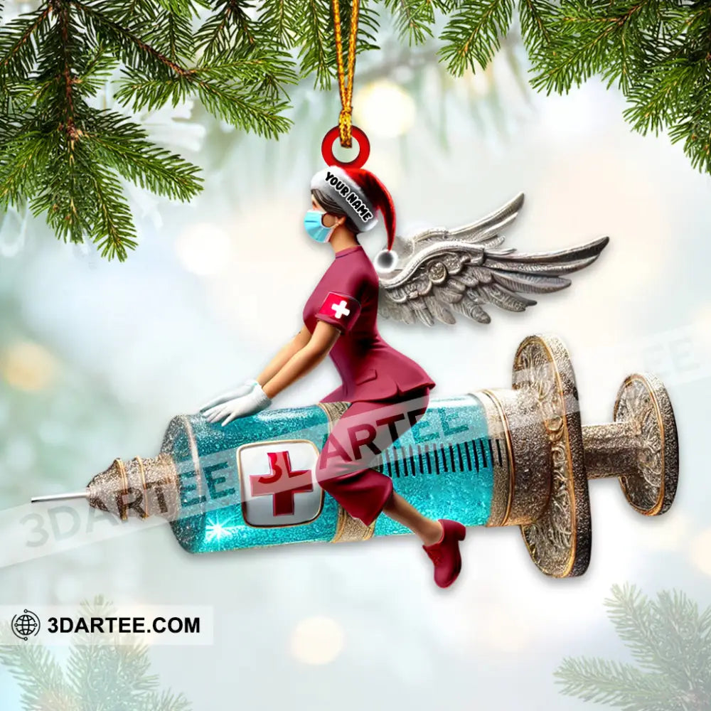 Nurse Christmas Home Decor Christmas Ornament Personalized Ornament Ornament