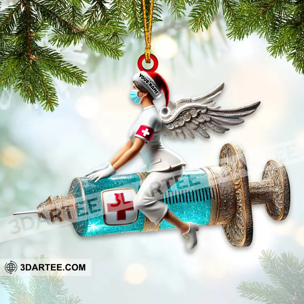Nurse Christmas Home Decor Christmas Ornament Personalized Ornament Ornament