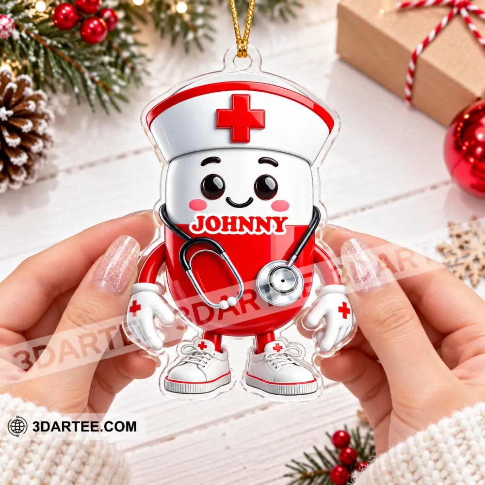 Nurse Home Decor Christmas Ornament Personalized Ornament - Ornament