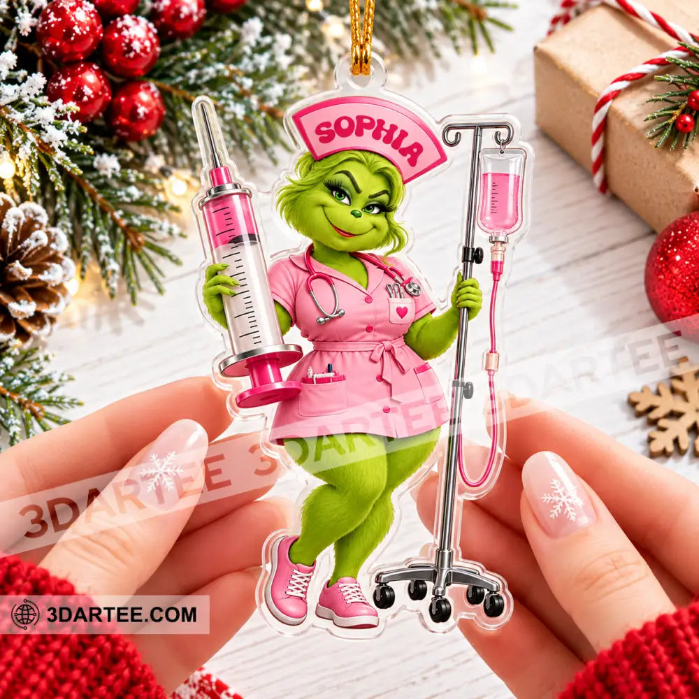 Nurse Home Decor Christmas Ornament Personalized Ornament - Ornament