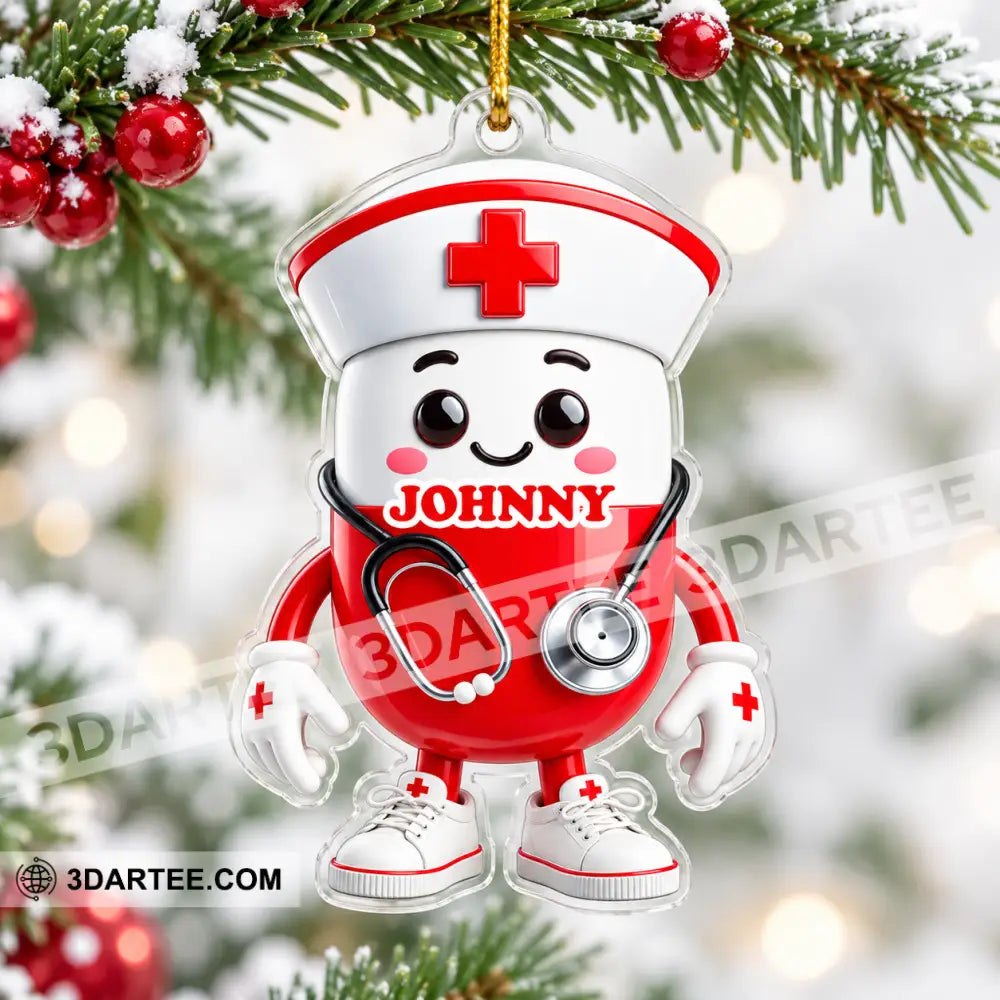 Nurse Home Decor Christmas Ornament Personalized Ornament - Ornament