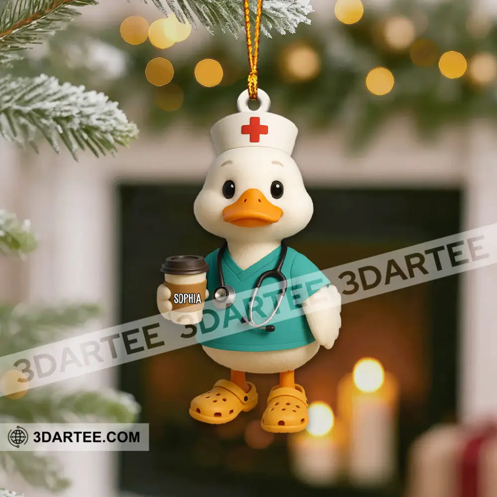 Nurse Home Decor Christmas Ornament Personalized Ornament Ornament