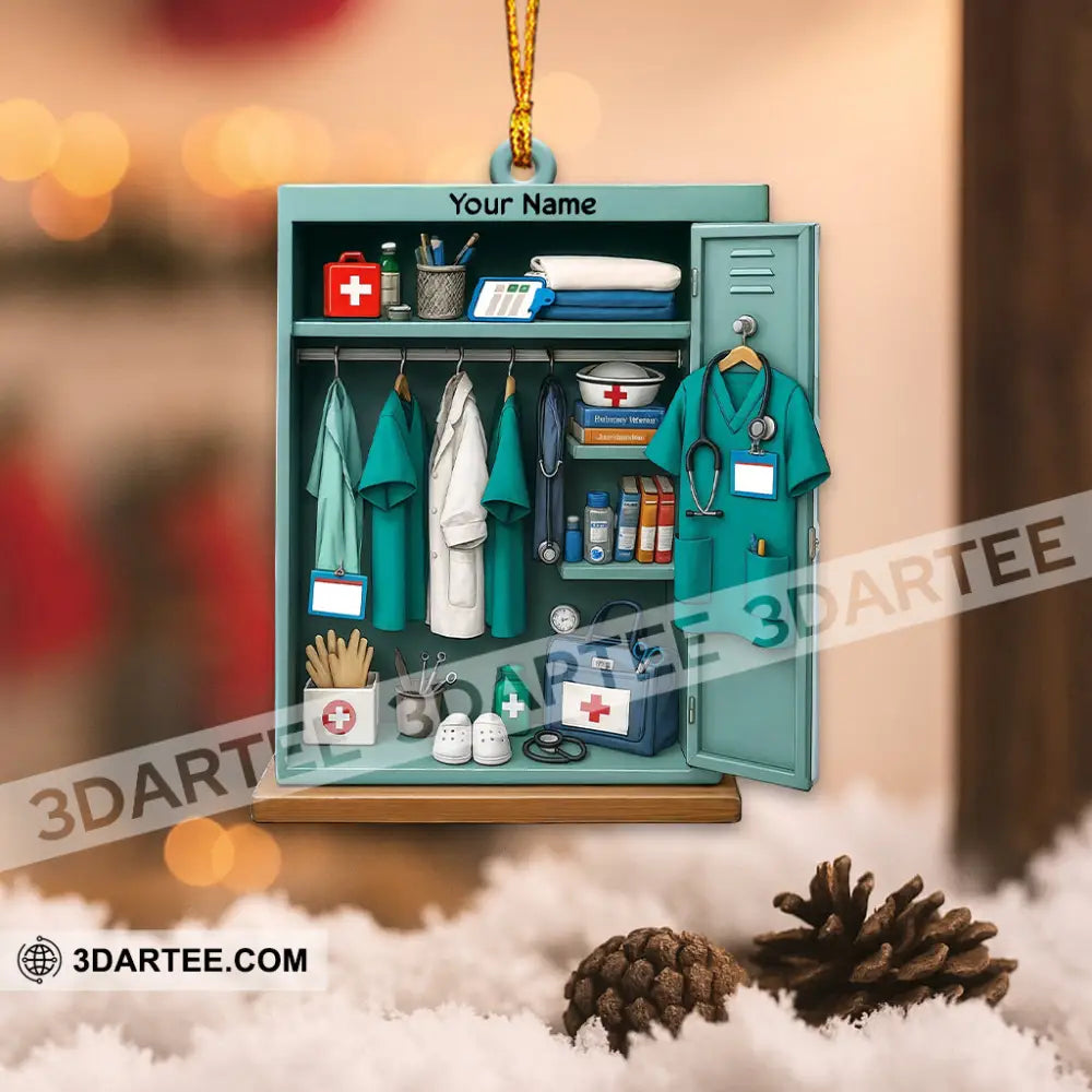 Nurse’s Wardrobe Home Decor Christmas Ornament Personalized Ornament Ornament