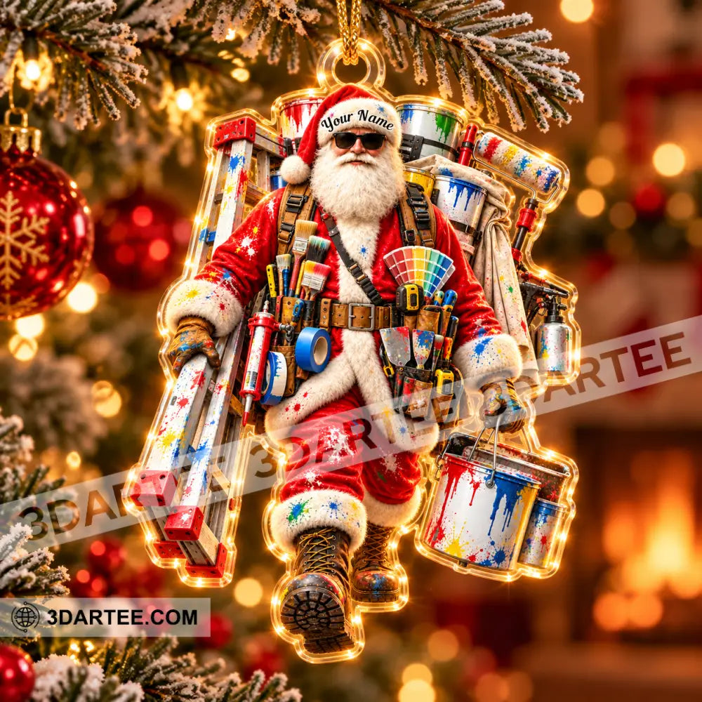 Painter Home Decor Christmas Ornament Personalized Ornament - Ornament