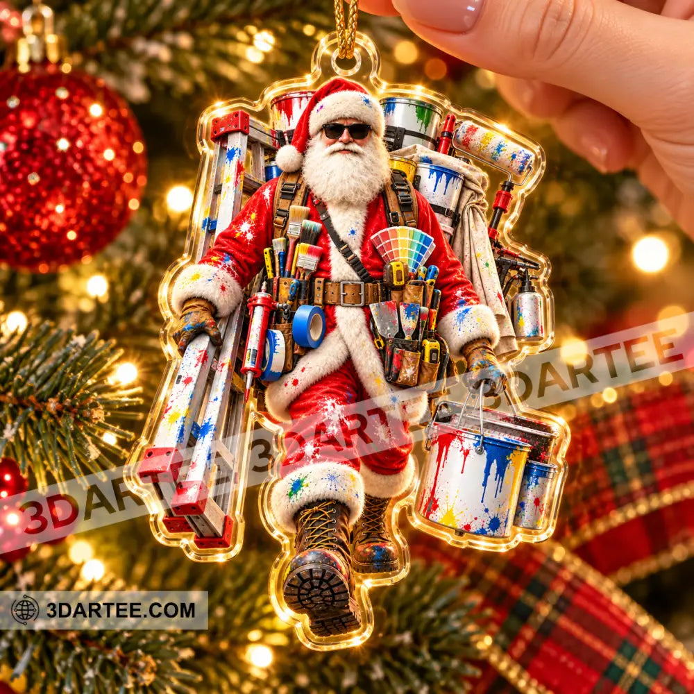 Painter Home Decor Christmas Ornament Personalized Ornament - Ornament