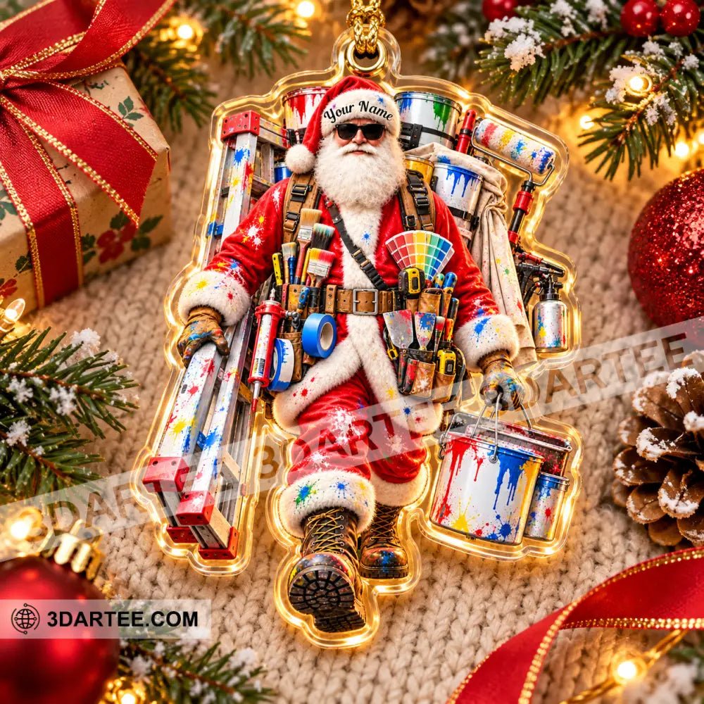 Painter Home Decor Christmas Ornament Personalized Ornament - Ornament