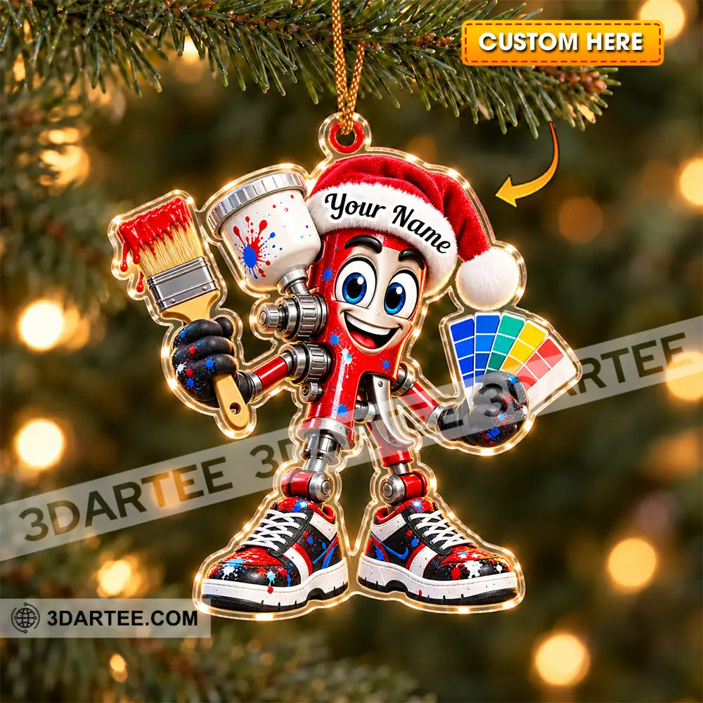 Painter Home Decor Christmas Ornament Personalized Ornament - 3.54’’ / 1 Ornament - Ornament