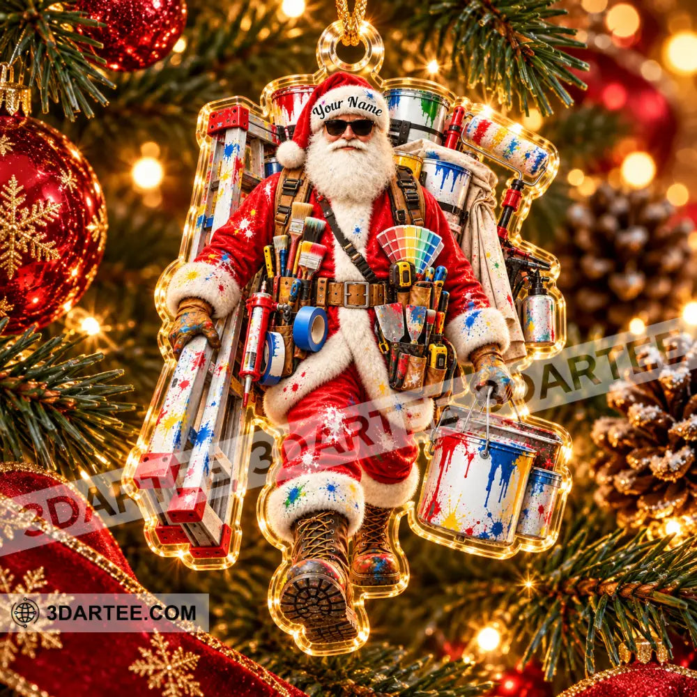 Painter Home Decor Christmas Ornament Personalized Ornament - Ornament