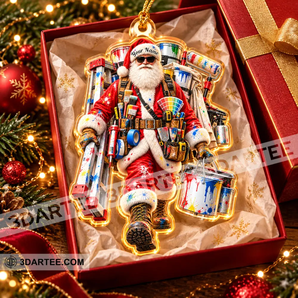 Painter Home Decor Christmas Ornament Personalized Ornament - Ornament