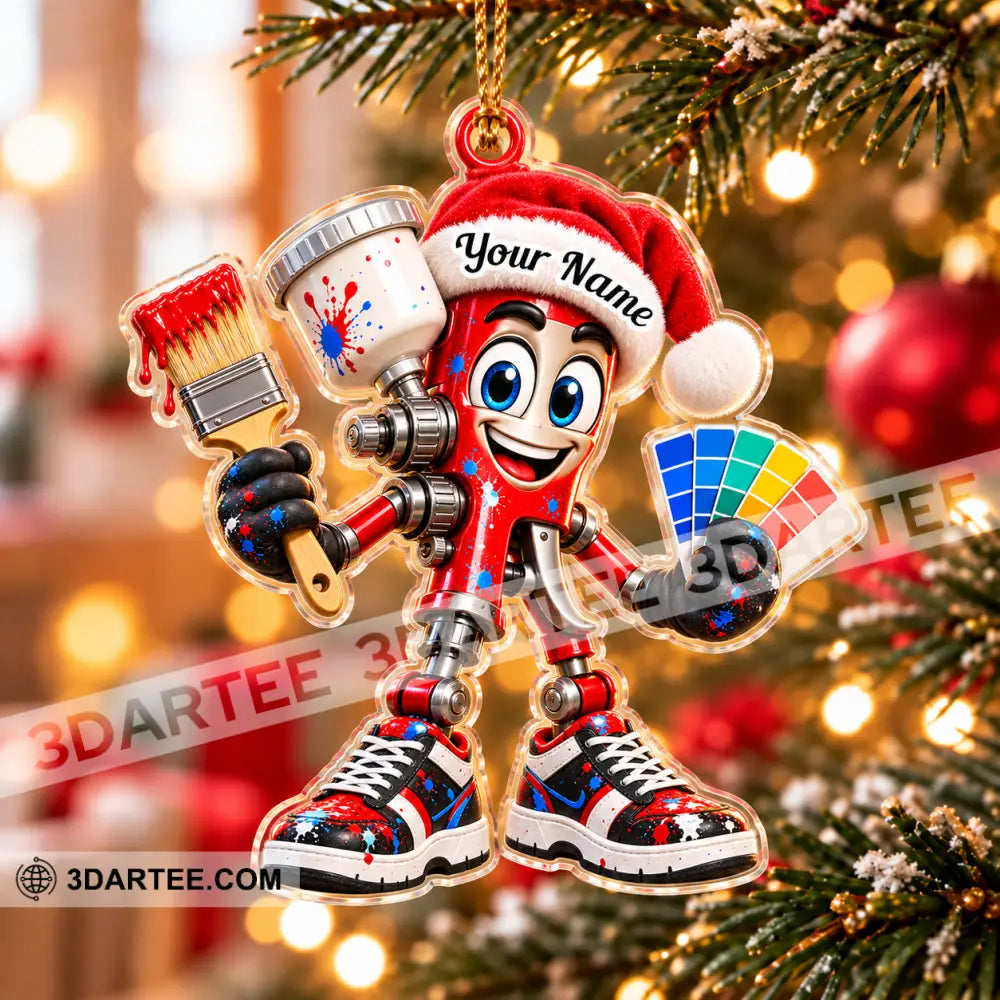 Painter Home Decor Christmas Ornament Personalized Ornament - Ornament