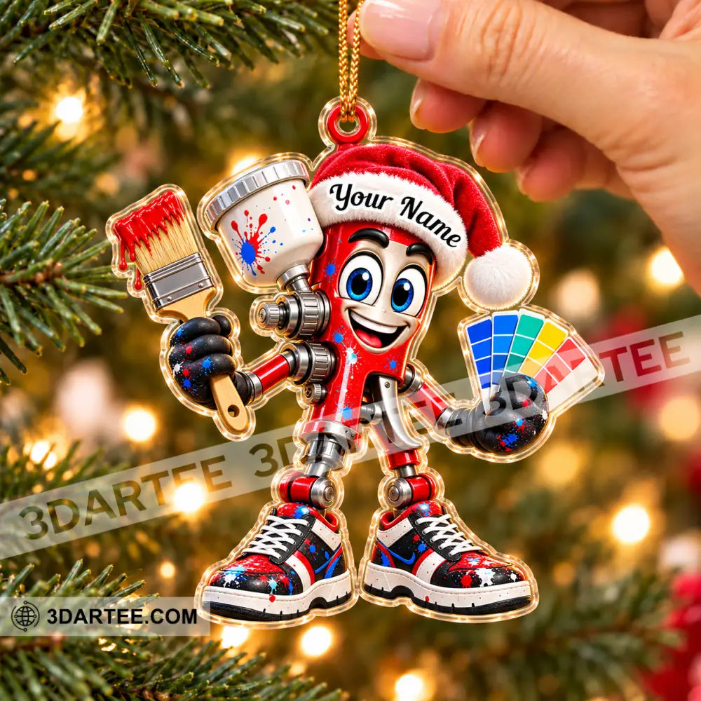 Painter Home Decor Christmas Ornament Personalized Ornament - Ornament