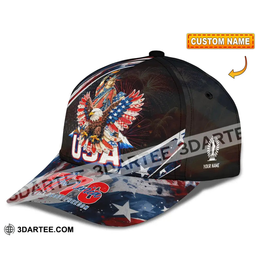 Personalized Cap Customized 250 Years America Classic Cap CLASSIC CAP / UNIVERSAL FIT Cap