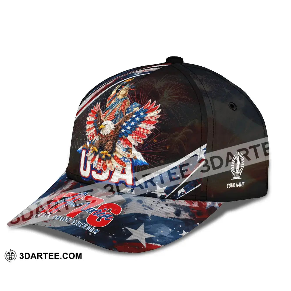Personalized Cap Customized 250 Years America Classic Cap CLASSIC CAP / UNIVERSAL FIT Cap