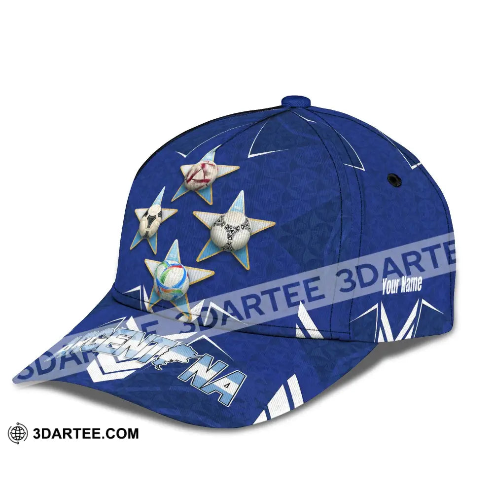 Personalized Cap Customized Argentina World Cup 2026 Classic Cap CLASSIC CAP / UNIVERSAL FIT Cap