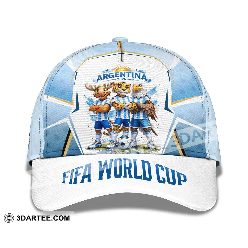 Personalized Cap Customized Argentina World Cup 2026 Classic Cap - CLASSIC CAP / UNIVERSAL FIT - Cap