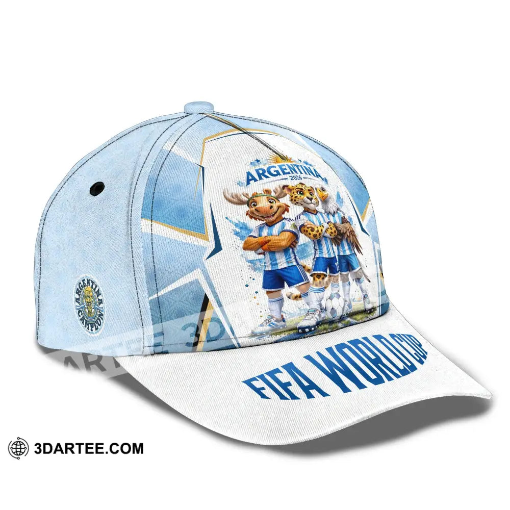 Personalized Cap Customized Argentina World Cup 2026 Classic Cap - CLASSIC CAP / UNIVERSAL FIT - Cap