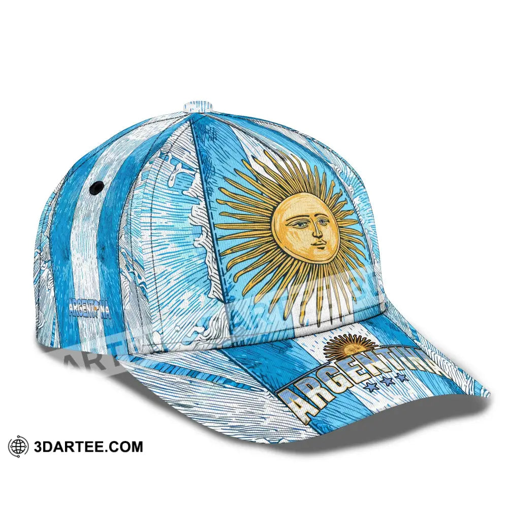 Personalized Cap Customized Argentina World Cup 2026 Classic Cap CLASSIC CAP / UNIVERSAL FIT Cap