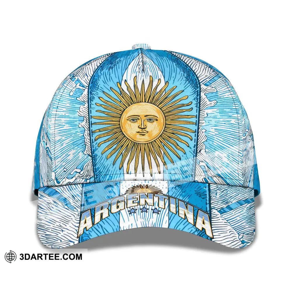 Personalized Cap Customized Argentina World Cup 2026 Classic Cap CLASSIC CAP / UNIVERSAL FIT Cap