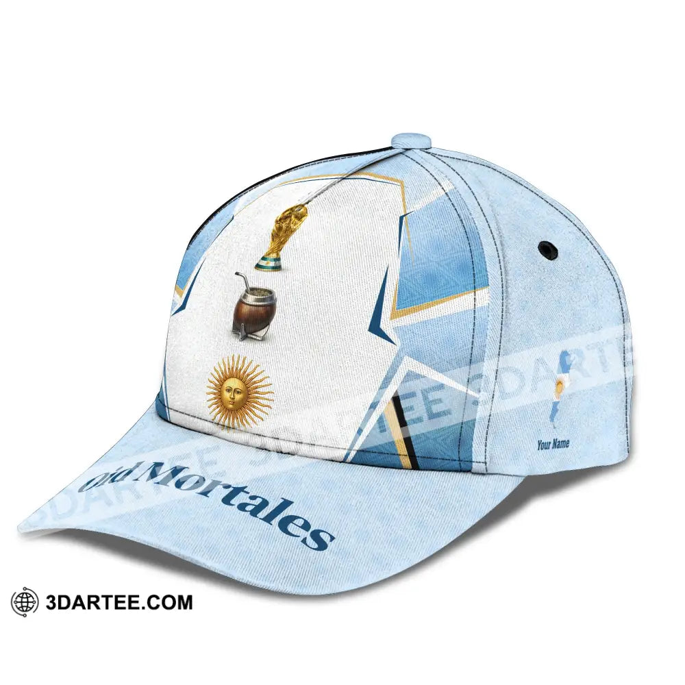 Personalized Cap Customized Argentina World Cup 2026 Classic Cap - CLASSIC CAP / UNIVERSAL FIT - Cap