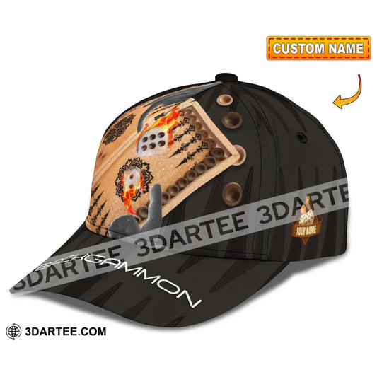 Personalized Cap Customized Backgammon Classic Cap CLASSIC CAP / UNIVERSAL FIT Cap