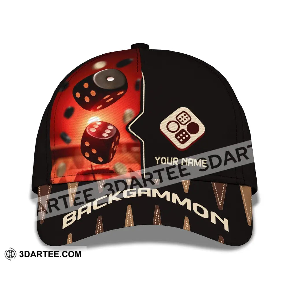 Personalized Cap Customized Backgammon Classic Cap CLASSIC CAP / UNIVERSAL FIT Cap