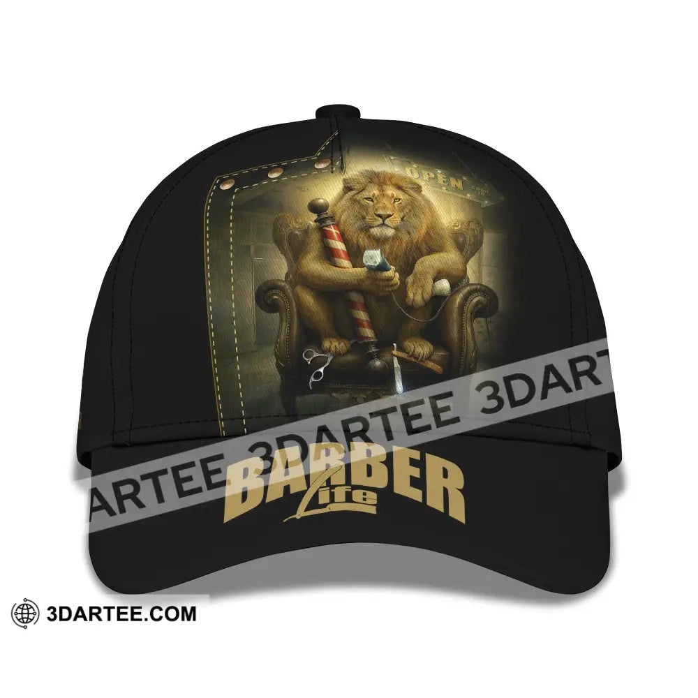 Personalized Cap Customized Barber Life Classic Cap CLASSIC CAP / UNIVERSAL FIT Cap