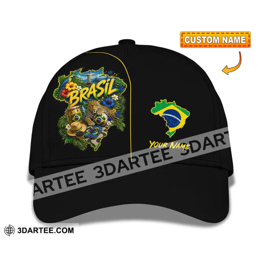 Personalized Cap Customized Brasil Classic Cap - CLASSIC CAP / UNIVERSAL FIT - Cap
