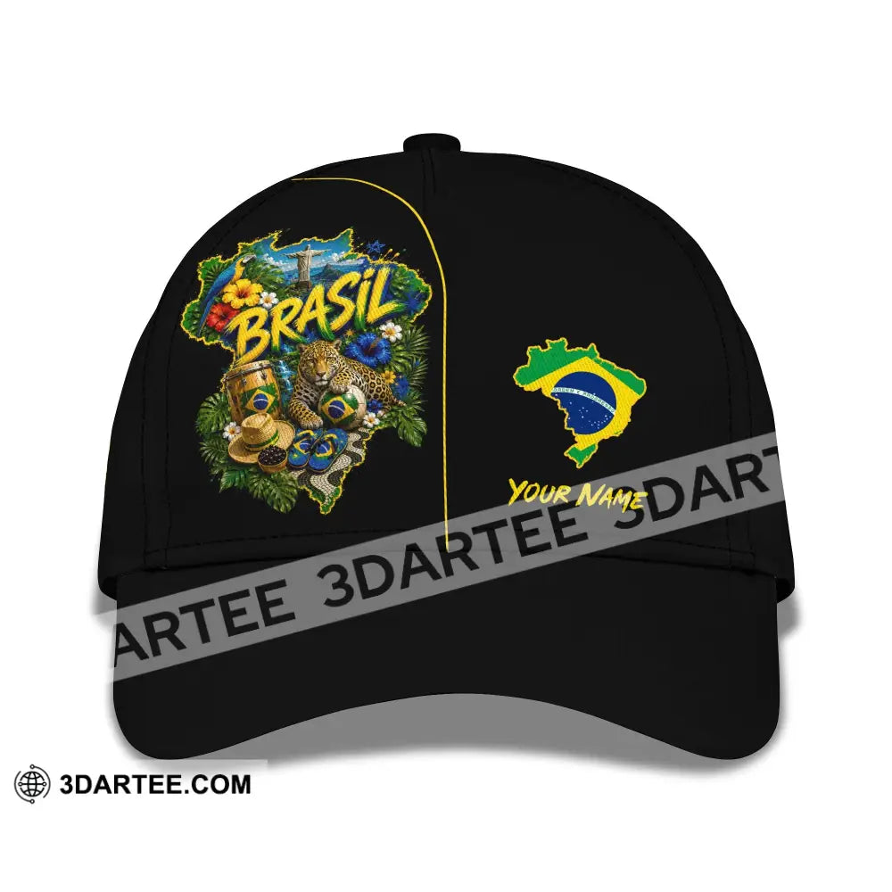 Personalized Cap Customized Brasil Classic Cap - CLASSIC CAP / UNIVERSAL FIT - Cap