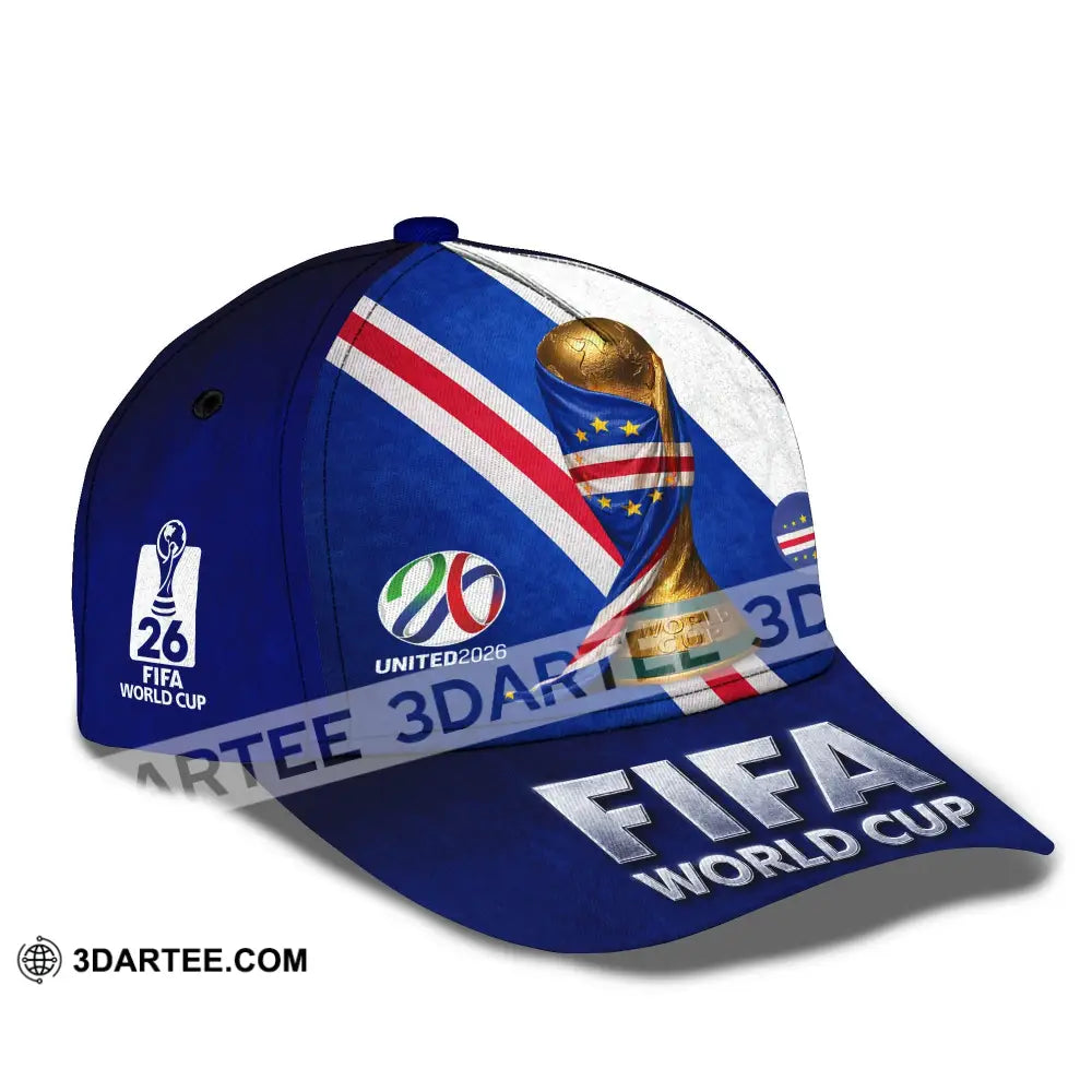 Personalized Cap Customized Cabo Verde World Cup 2026 Classic Cap - CLASSIC CAP / UNIVERSAL FIT - Cap