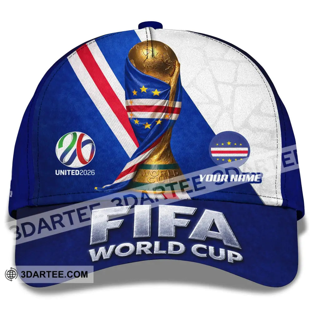Personalized Cap Customized Cabo Verde World Cup 2026 Classic Cap - CLASSIC CAP / UNIVERSAL FIT - Cap