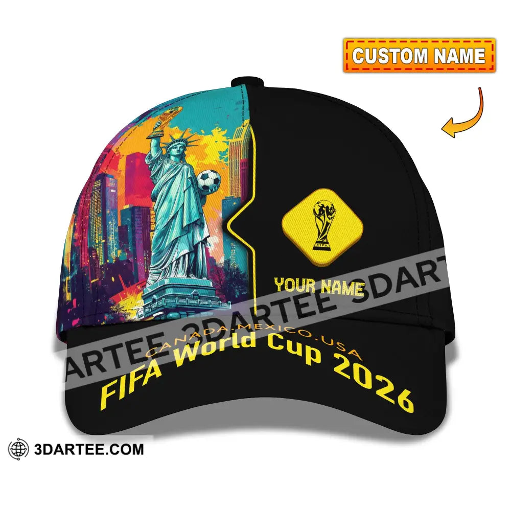 Personalized Cap Customized Canada - Mexico - USA Fifa World Cup 2026 Classic Cap CLASSIC CAP / UNIVERSAL FIT Cap