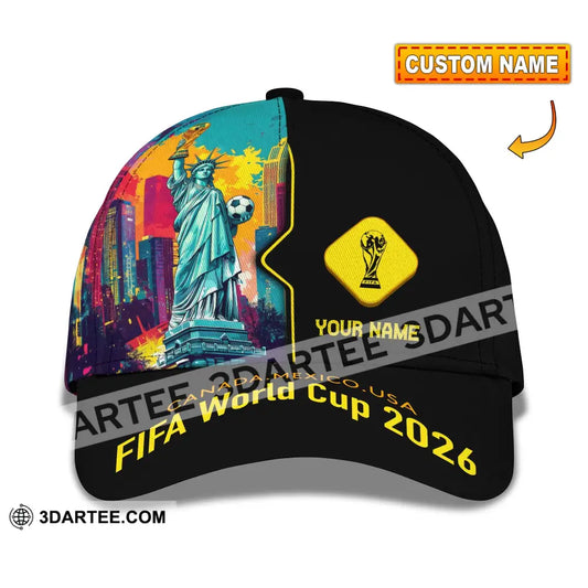 Personalized Cap Customized Canada - Mexico - USA Fifa World Cup 2026 Classic Cap CLASSIC CAP / UNIVERSAL FIT Cap
