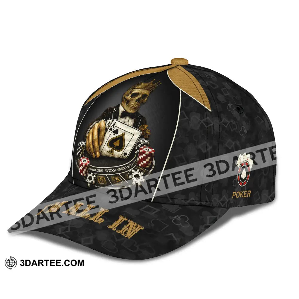 Personalized Cap Customized Classic Cap Poker Lover Cap I’m All In CLASSIC CAP / UNIVERSAL FIT Cap