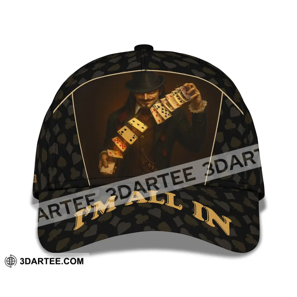 Personalized Cap Customized Classic Cap Poker Lover Cap I’m All In CLASSIC CAP / UNIVERSAL FIT Cap