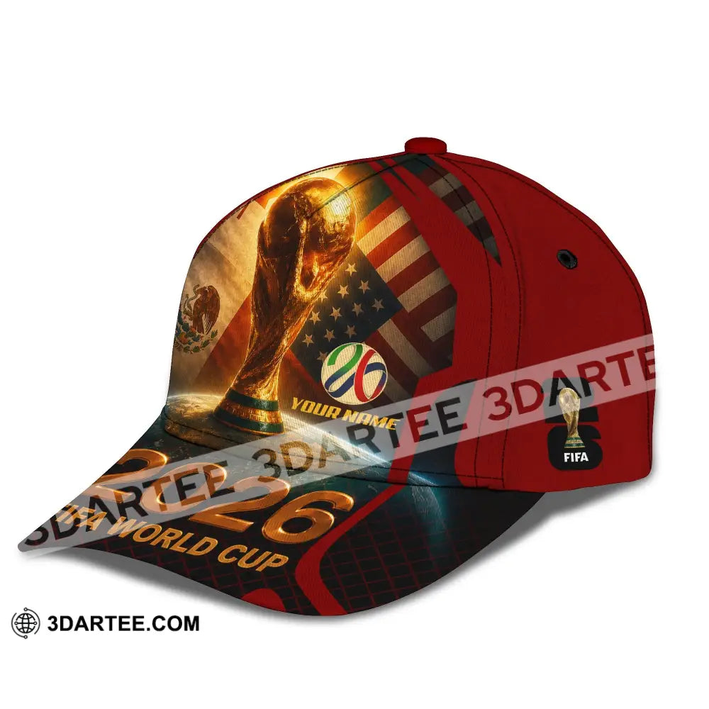 Personalized Cap Customized World Cup 2026 Classic Cap - CLASSIC CAP / UNIVERSAL FIT - Cap