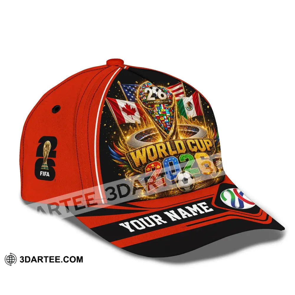 Personalized Cap Customized World Cup 2026 Classic Cap - CLASSIC CAP / UNIVERSAL FIT - Cap