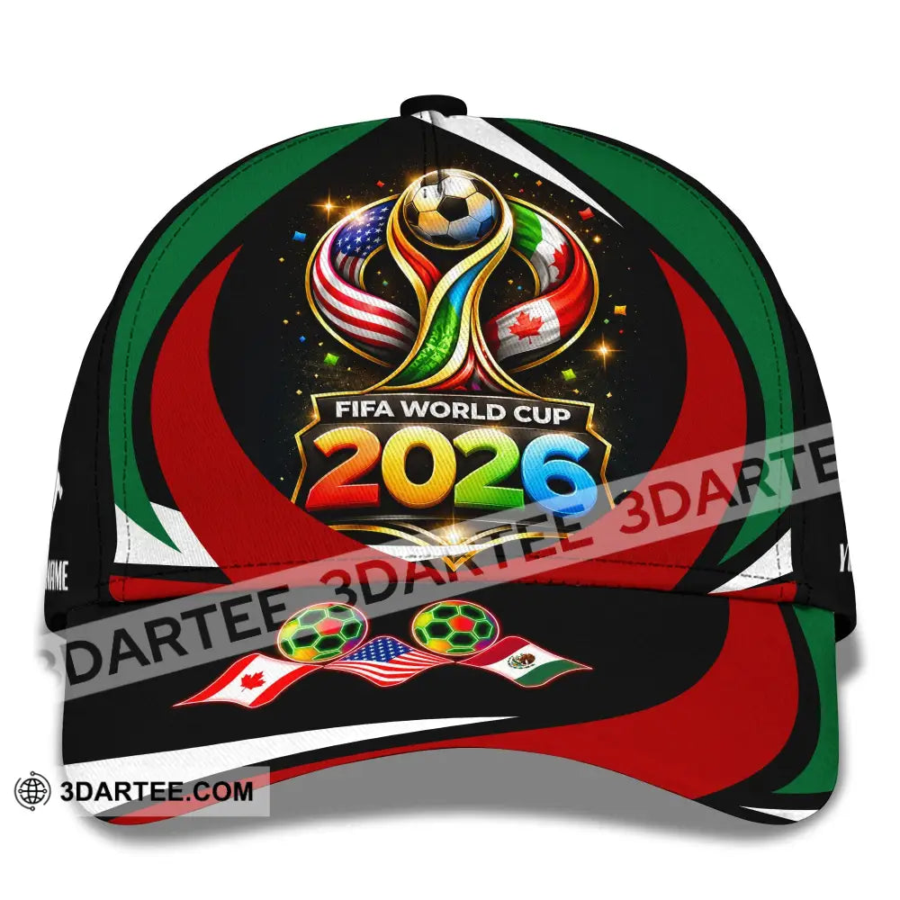 Personalized Cap Customized World Cup 2026 Classic Cap - CLASSIC CAP / UNIVERSAL FIT - Cap