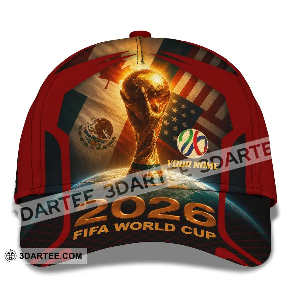 Personalized Cap Customized World Cup 2026 Classic Cap - CLASSIC CAP / UNIVERSAL FIT - Cap