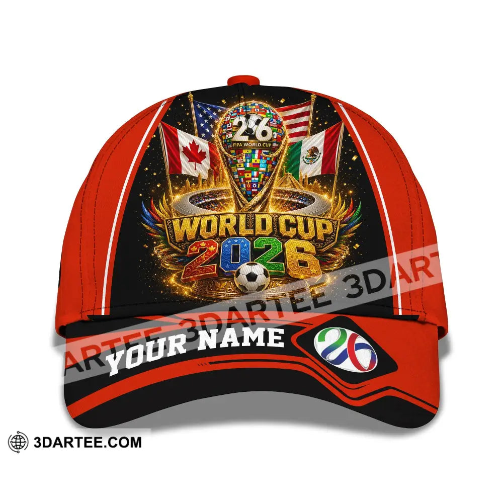 Personalized Cap Customized World Cup 2026 Classic Cap - CLASSIC CAP / UNIVERSAL FIT - Cap