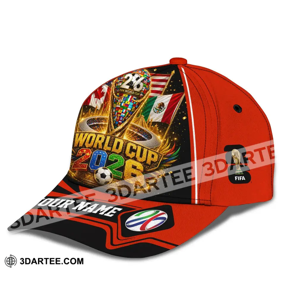 Personalized Cap Customized World Cup 2026 Classic Cap - CLASSIC CAP / UNIVERSAL FIT - Cap