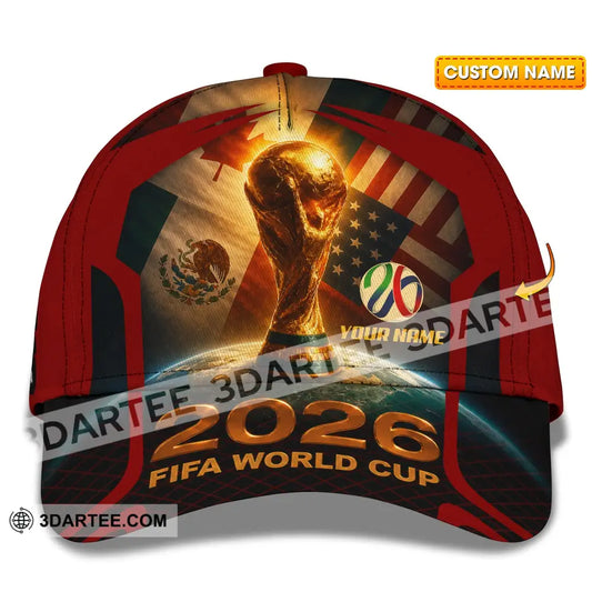 Personalized Cap Customized World Cup 2026 Classic Cap - CLASSIC CAP / UNIVERSAL FIT - Cap
