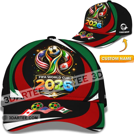 Personalized Cap Customized World Cup 2026 Classic Cap - CLASSIC CAP / UNIVERSAL FIT - Cap