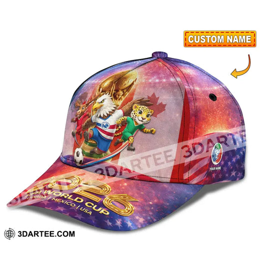 Personalized Cap Customized World Cup 2026 Classic Cap CLASSIC CAP / UNIVERSAL FIT Cap