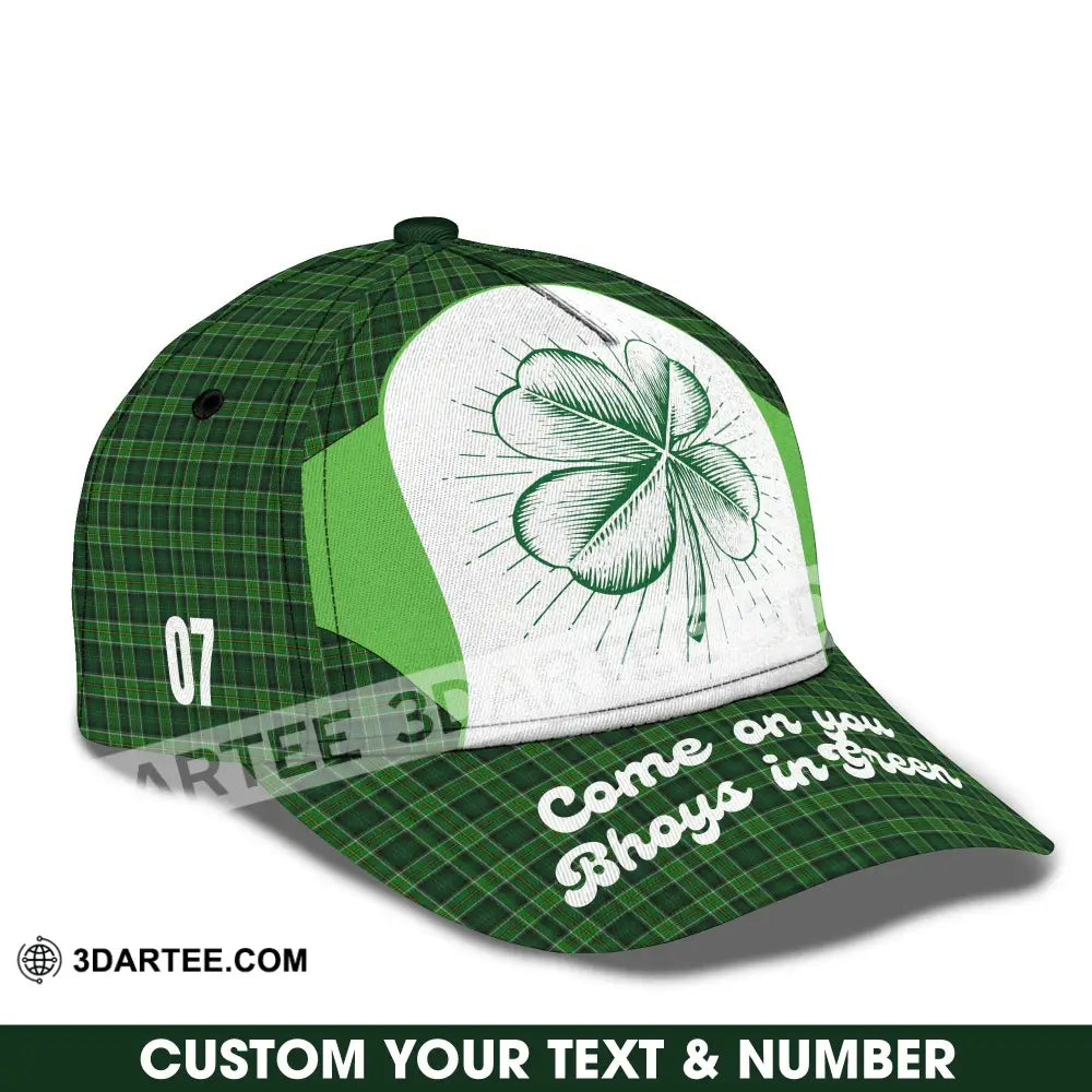 Personalized Cap Customized Come On You Bhoys In Green Classic Cap - CLASSIC CAP / UNIVERSAL FIT - Cap