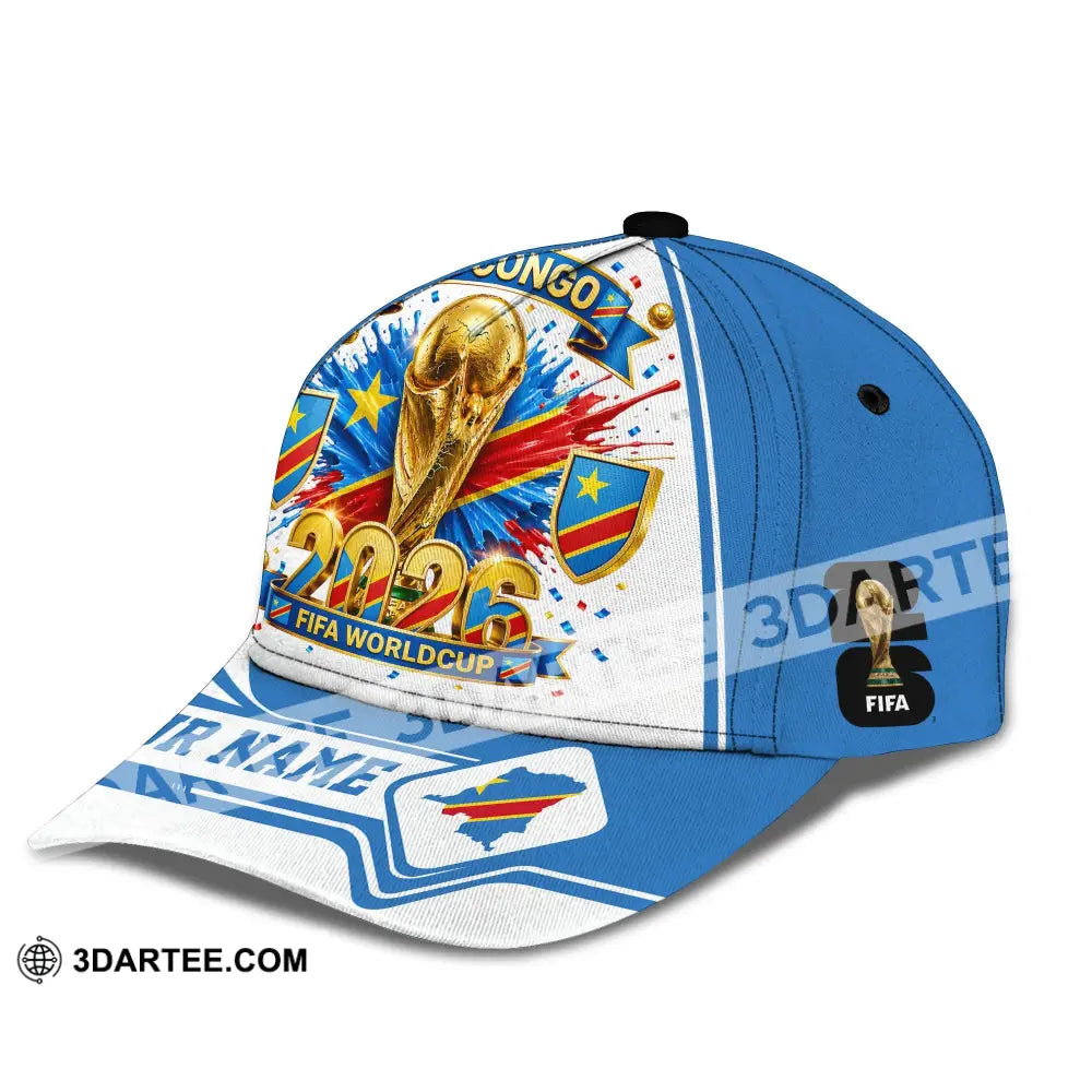 Personalized Cap Customized Dr Congo World Cup 2026 Classic Cap - CLASSIC CAP / UNIVERSAL FIT - Cap