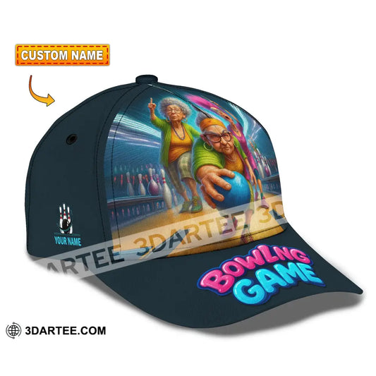 Personalized Cap Customized Funny Bowling Game Classic Cap CLASSIC CAP / UNIVERSAL FIT Cap
